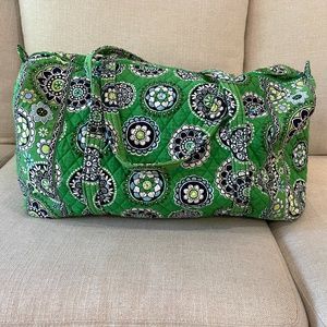 Vera Bradley "Cupcake Green" Duffel Bag